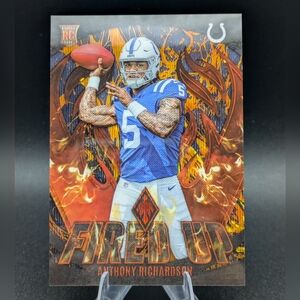 2023 Phoenix Anthony Richardson Lava Fired Up Rookie FU-6 #d 61/150 RC Colts